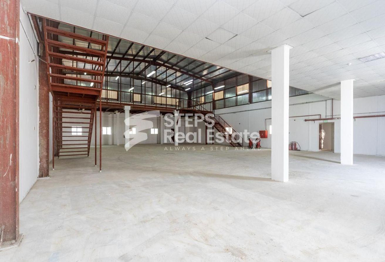 700 SQM Licensed Garage with Offices - Labor Camp in Industrial Area