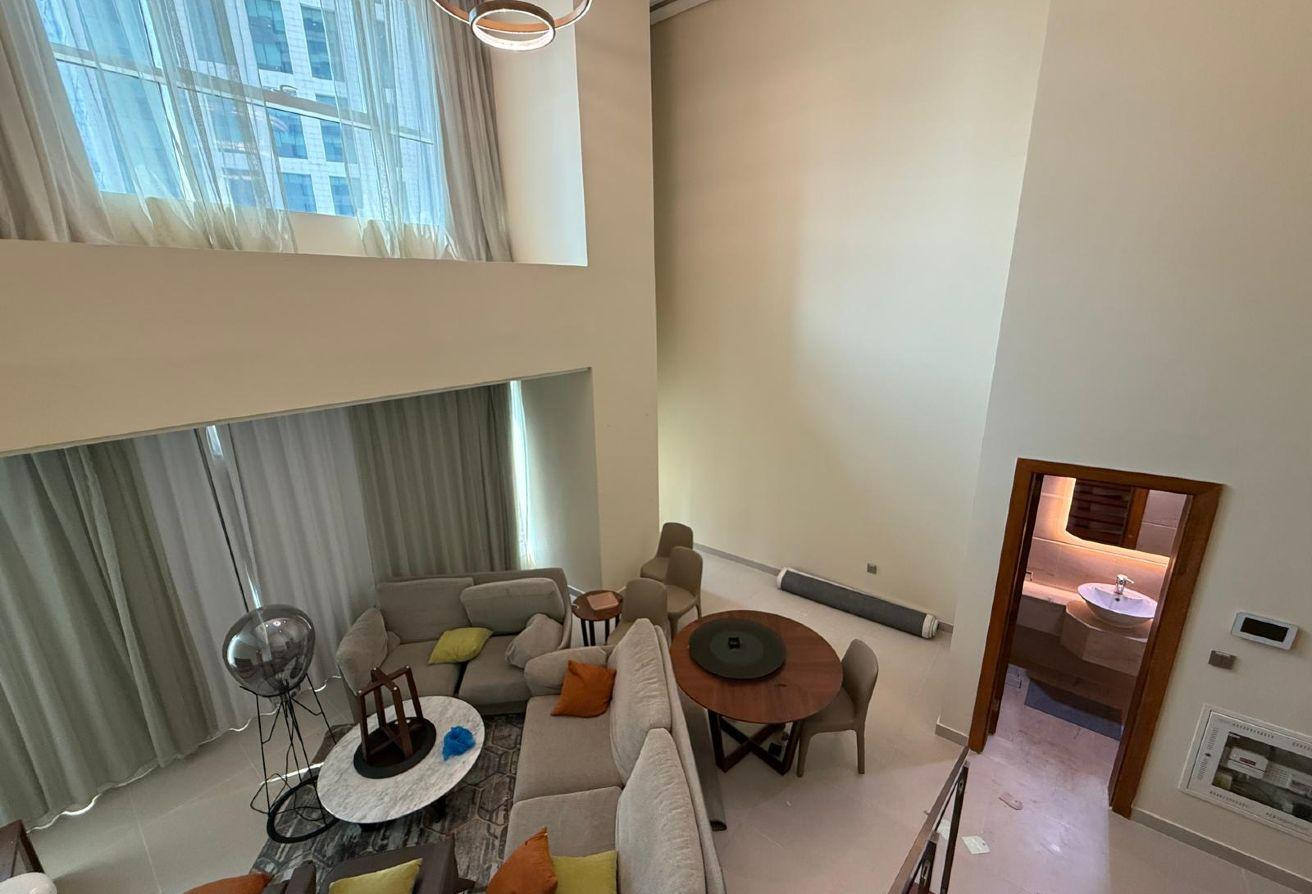 Modern 1BR Duplex with Bills Included | Lusail Mar - Duplex in Lusail Residence