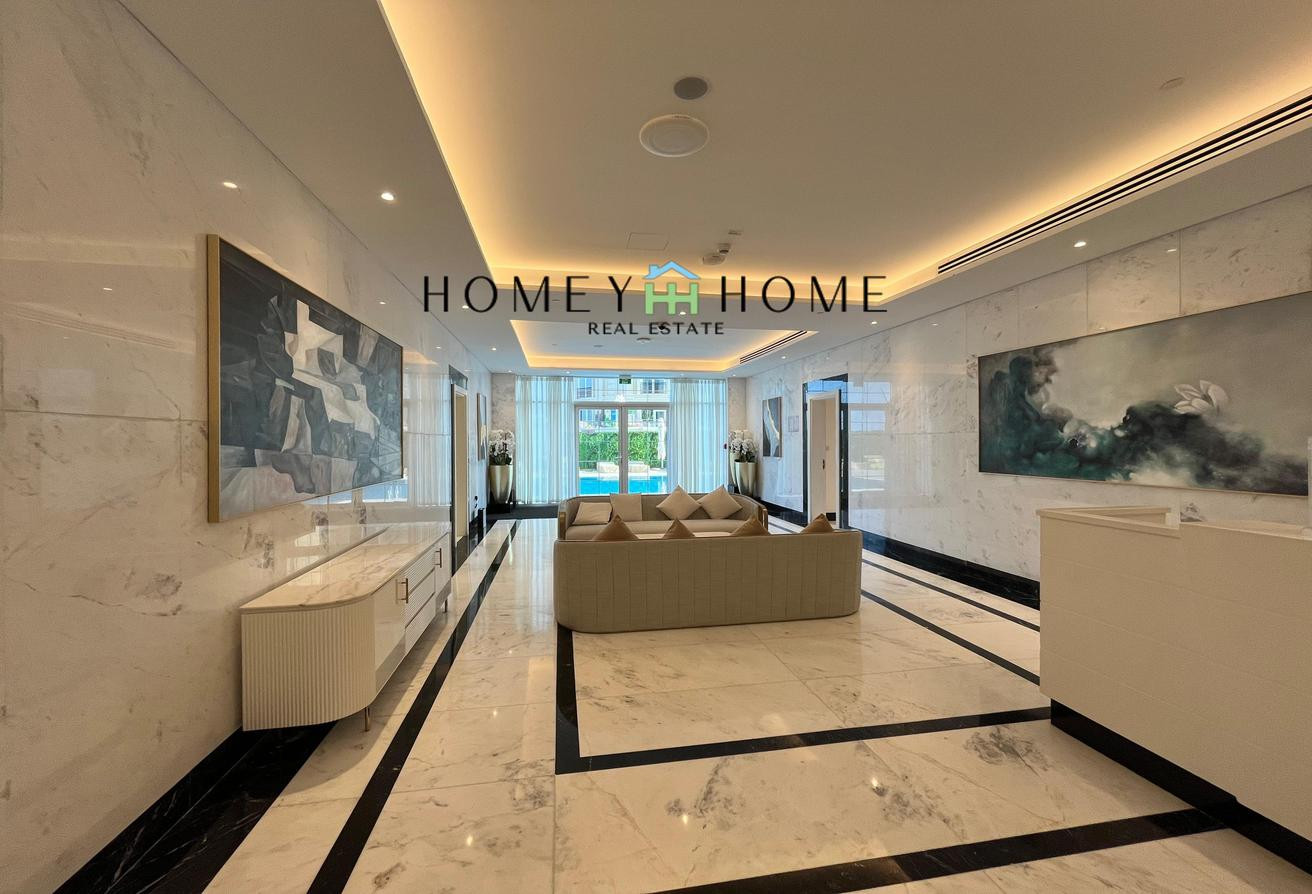 Fully Furnished 1BHK with Full Sea View in Pearl