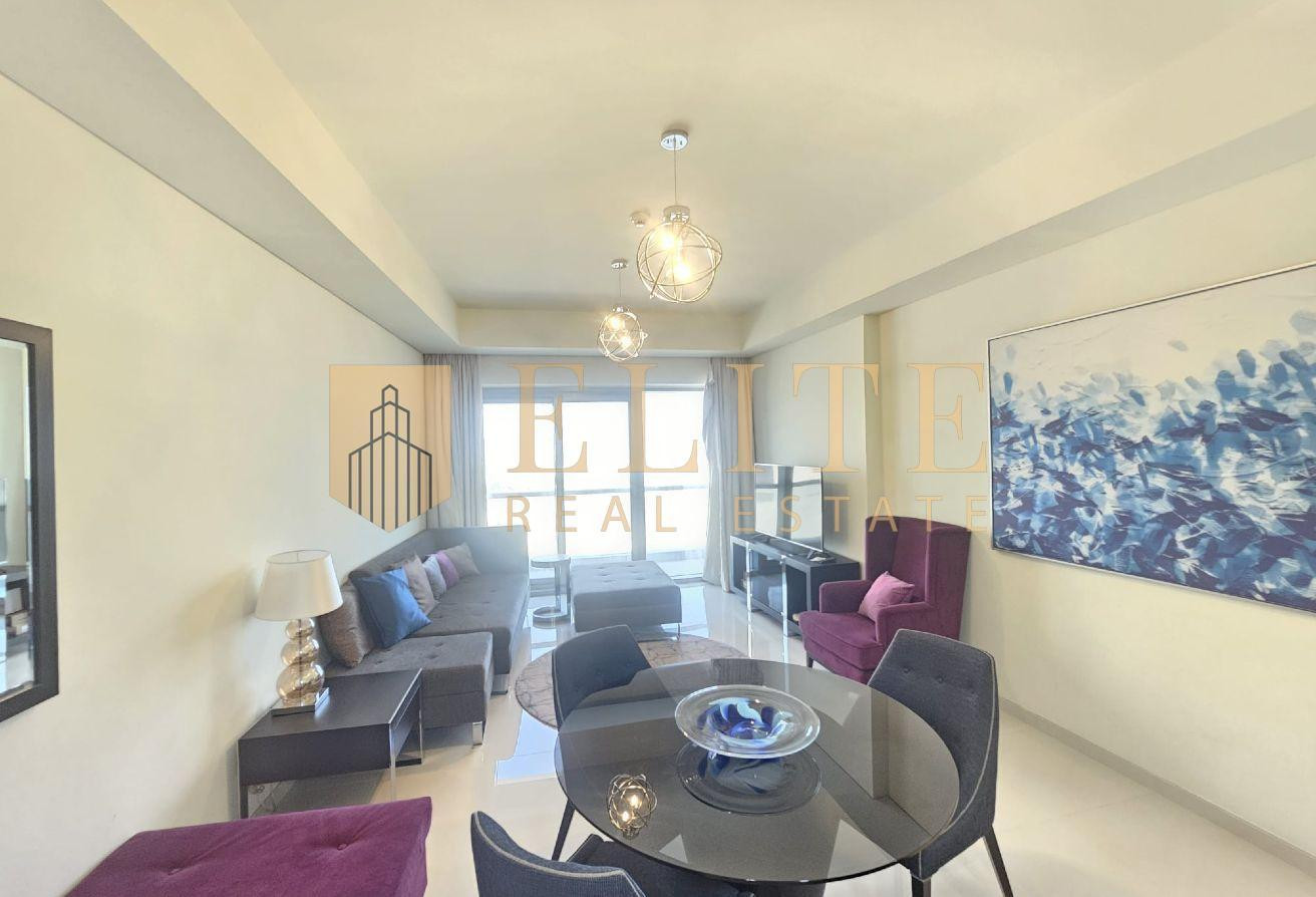 Sea view - Stylish 2-Bedroom FF Lusail - Apartment in Burj DAMAC Waterfront