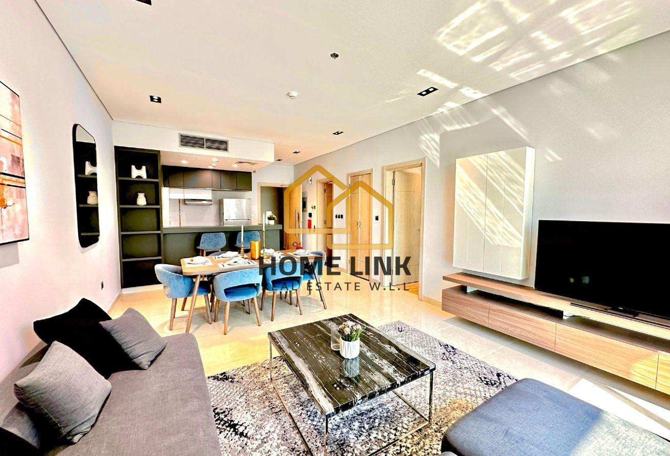 Panoramic view_high floor_2 bedrooms_marina lusail