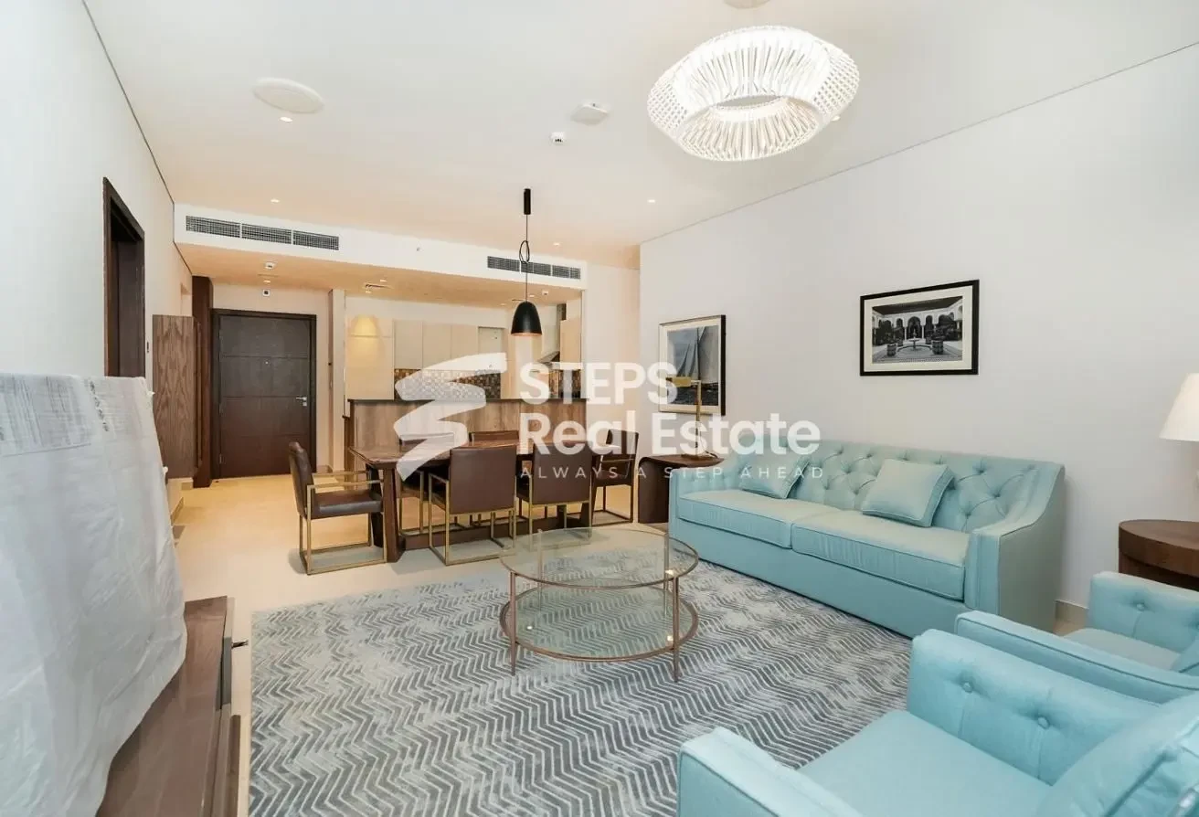 Luxurious 2 BHK Flat with Maids Room for Rent - Apartment in Lusail Residence