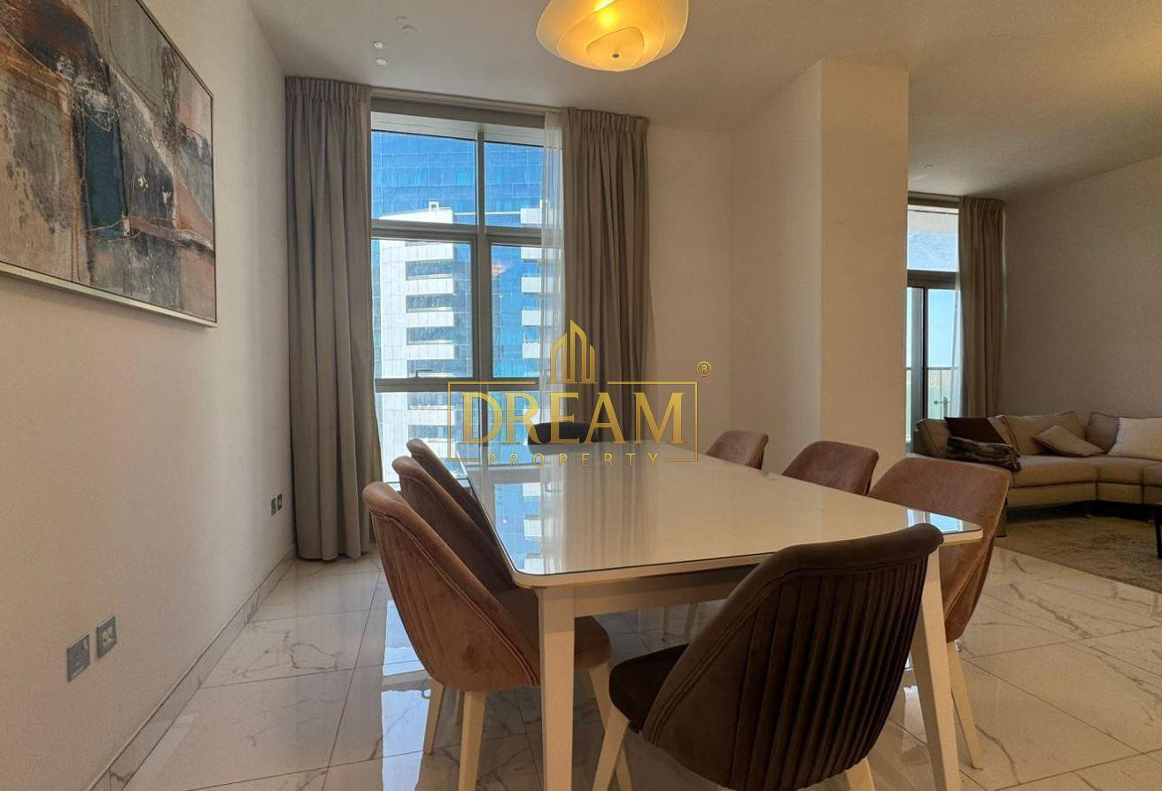 164 SQM | Spacious 2 Bedroom+ Maid | Sea View - Apartment in West Bay
