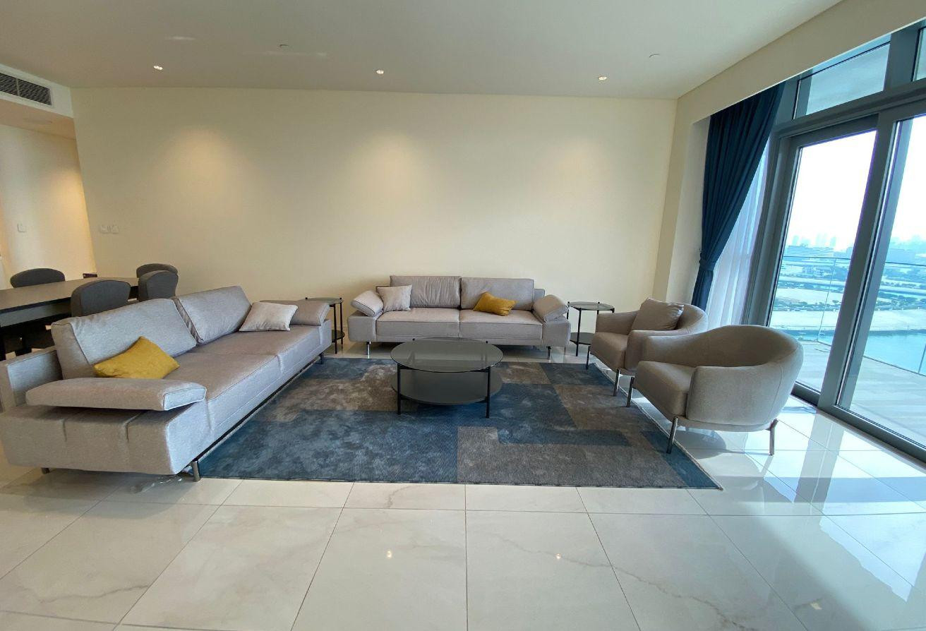 BRAND NEW APARTMENT 2BHK+MAID FULL SEA VIEW - Apartment in Seef Lusail