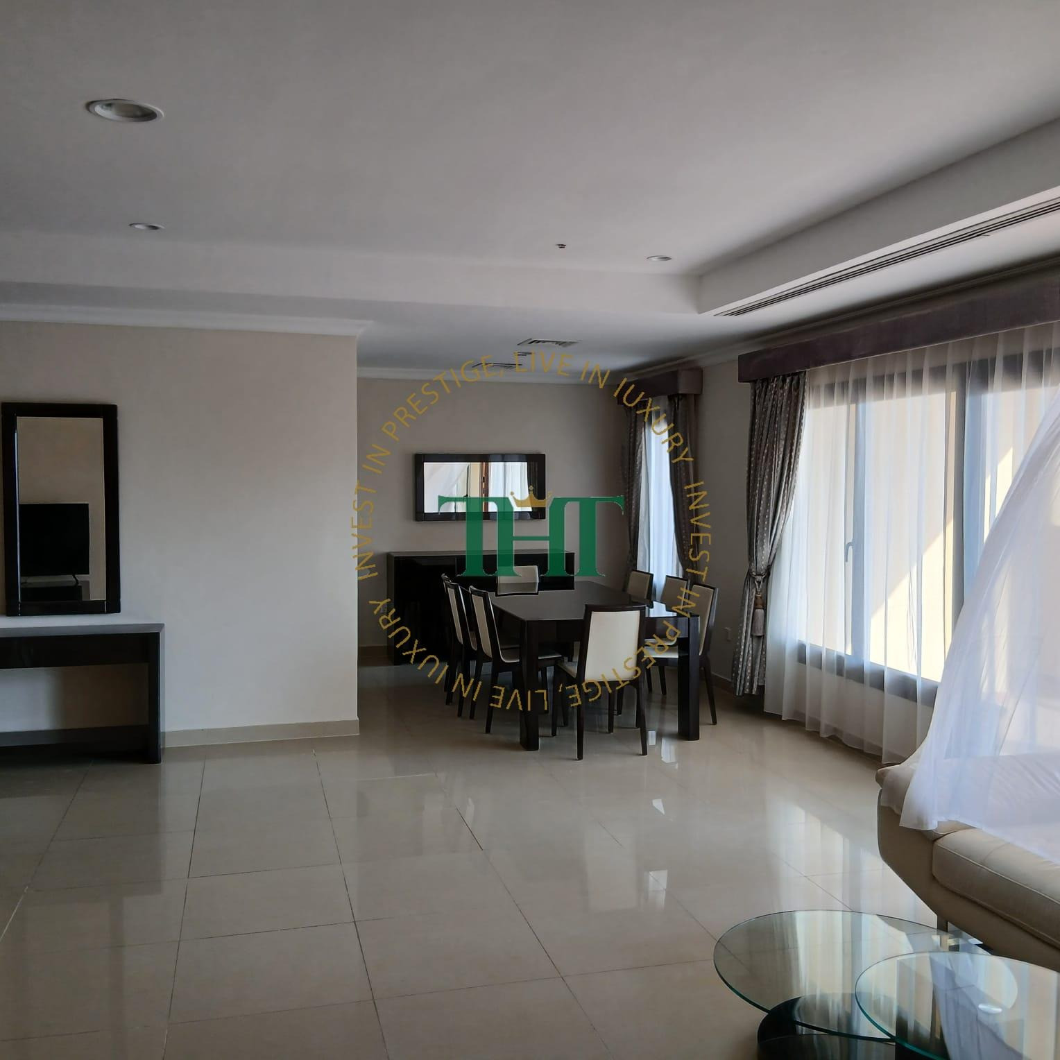 Elegant | 3BHK | FF | With Balcony - Apartment in Porto Arabia