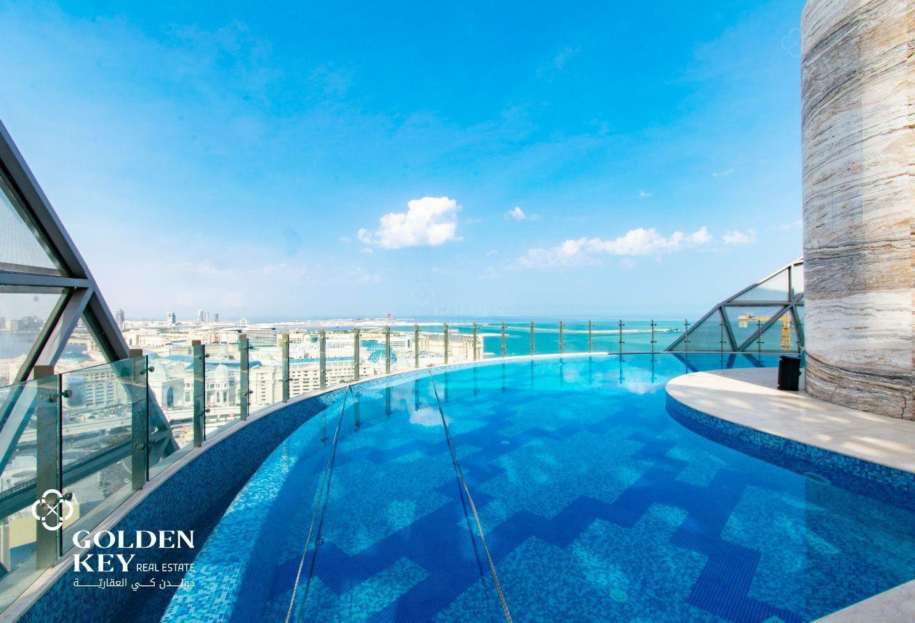 Bills and Wi-Fi Included | Premium Tower | Lusail - Apartment in Lusail Residence