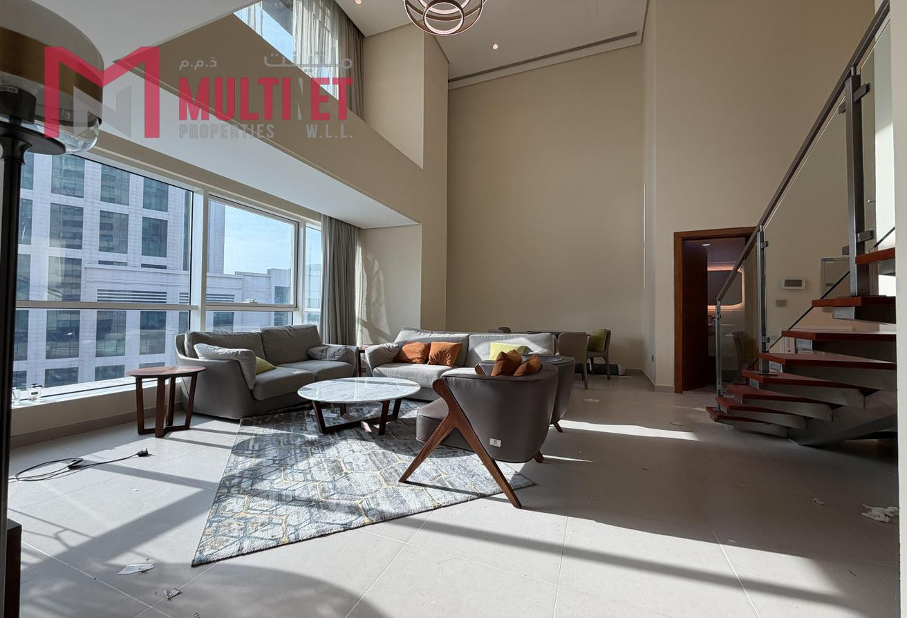 Bills Inc | Sunny 1 Bedroom Duplex | Lusail Marina - Duplex in Lusail Residence