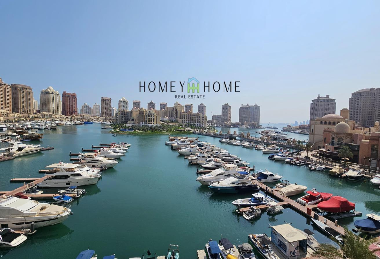 Fully Furnished 1BHK with Full Sea View in Pearl