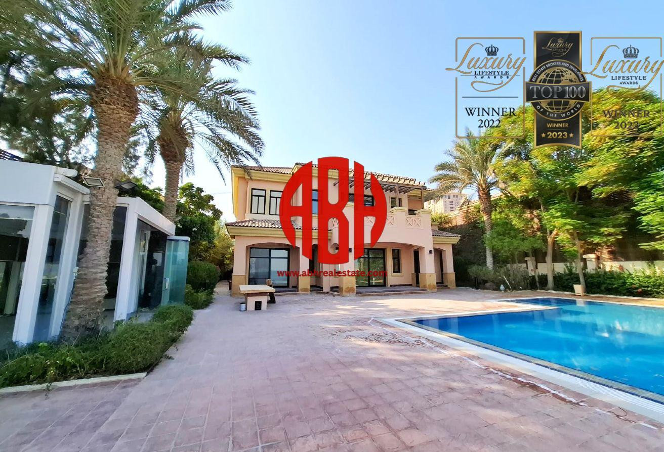 LUXURY BEACHFRONT VILLA | 4BR +MAID | PRIVATE POOL - Villa in The Pearl