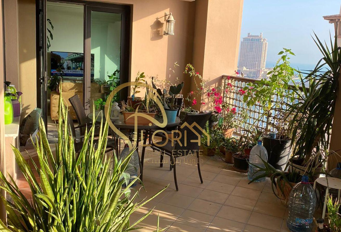 Live in The Pearl – 2BR Furnished Apartment | 2.4M - Apartment in West Porto Drive