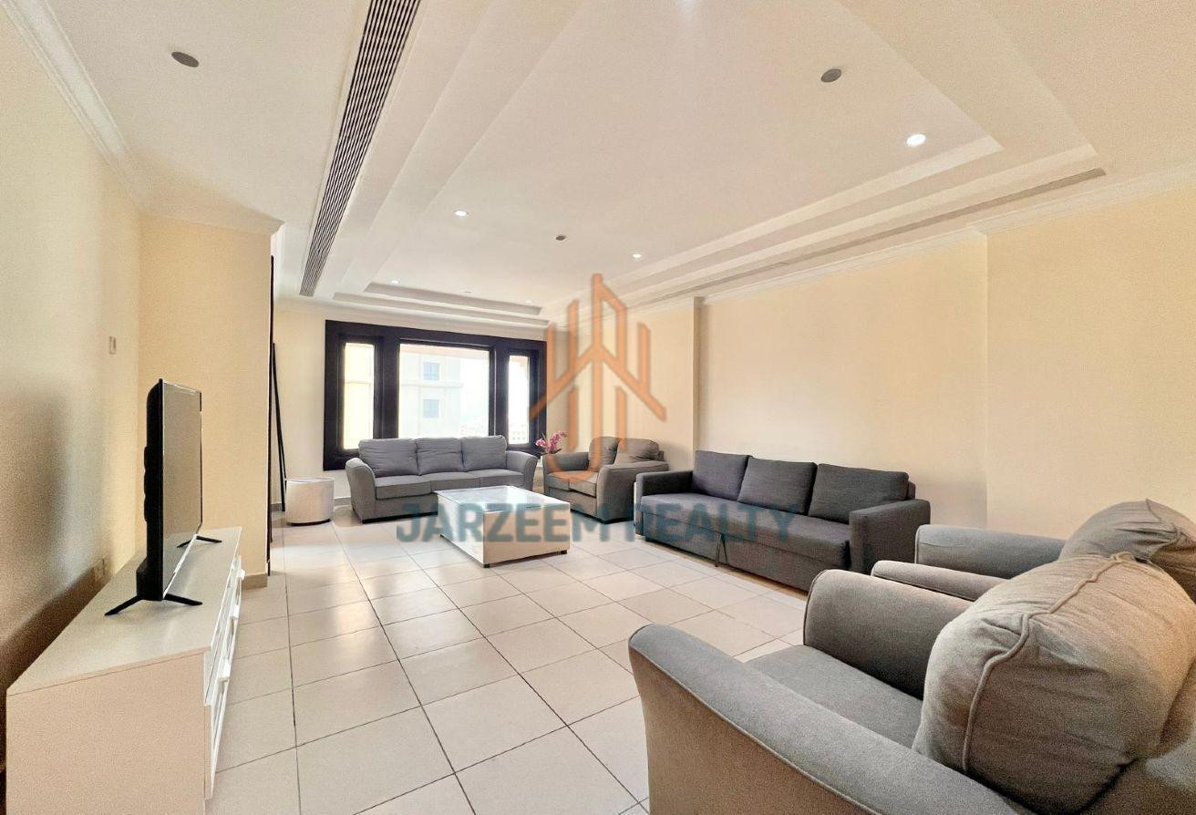 Sea View | 2BR | Semi-Furnished | Balcony