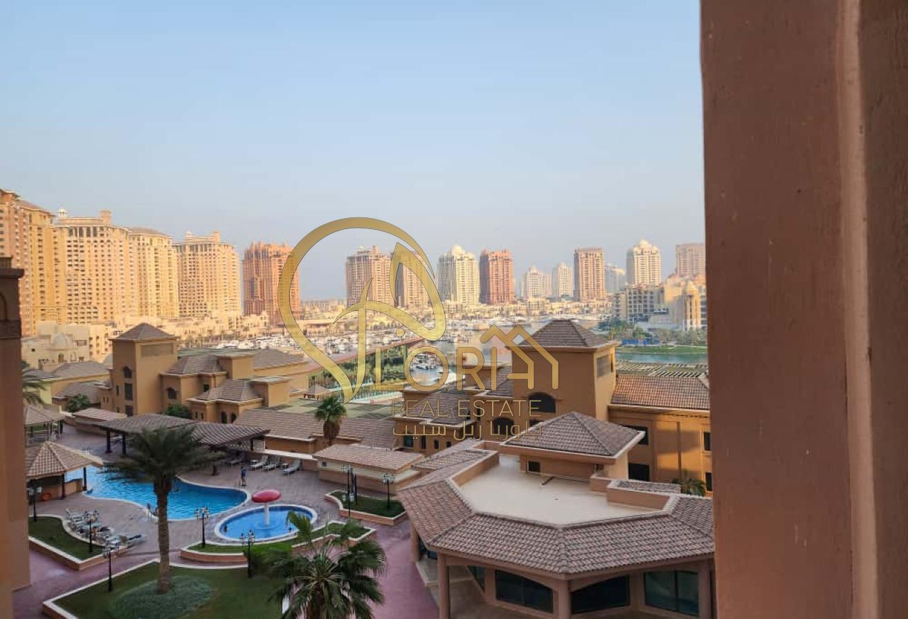 Spacious 2BHK w/Balcony + Views in The Pearl | 9K - Apartment in East Porto Drive