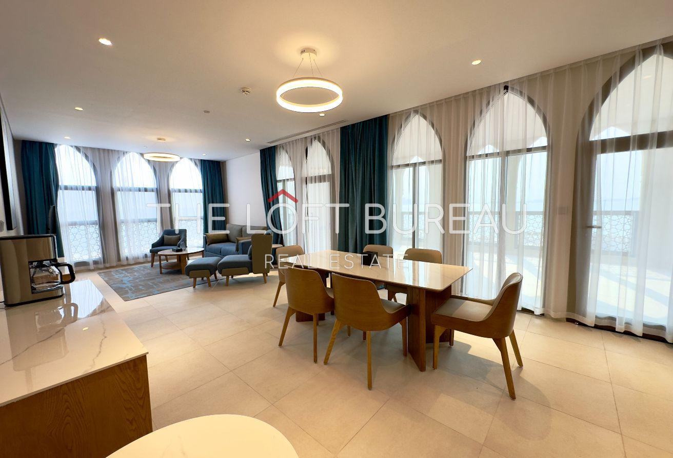 2BR+Maid | Sea View | Terrace &amp; Balcony | FF - Apartment in La Plage South