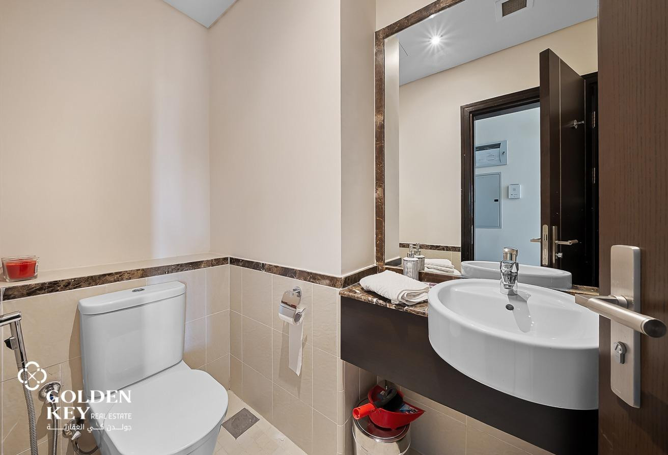 Elegant 1BHK with Balcony for Sale| Qanat Quartier - Apartment in Nobili