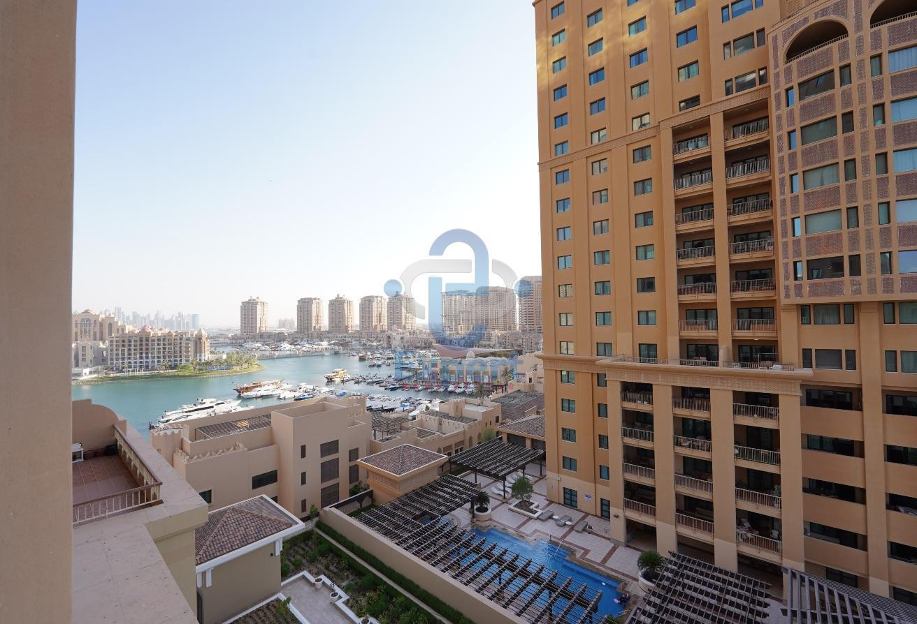 1BHK w/ Terrace side Marina View |Semi-Furnished - Apartment in West Porto Drive