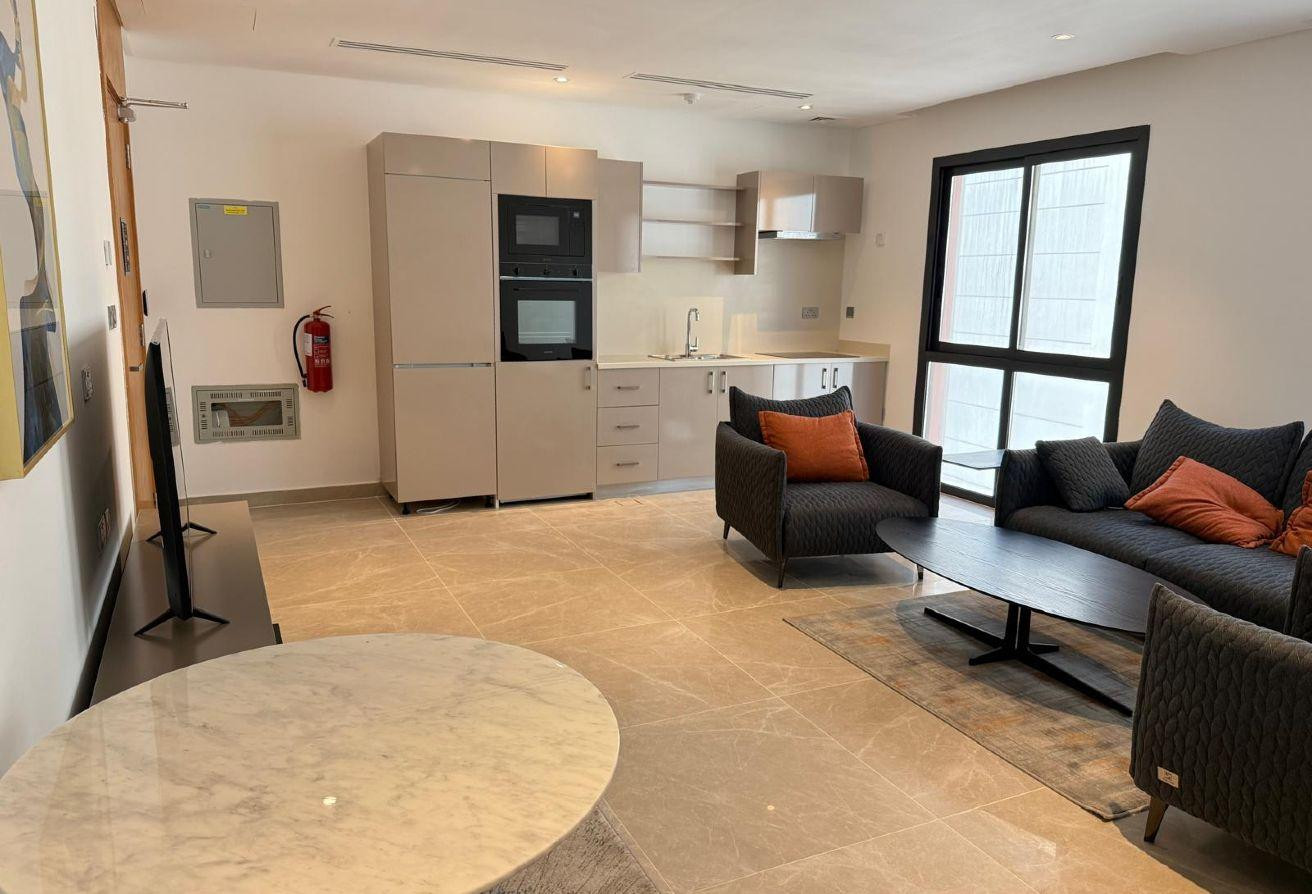 Modern 1BR Flat with City View