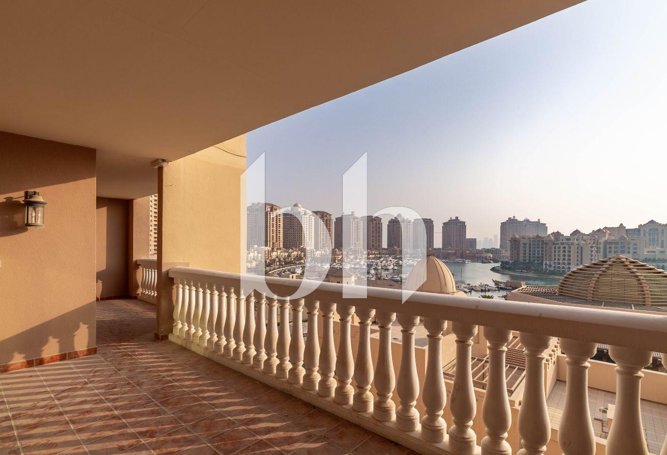 MARINA VIEW | 3+MAID FF APARTMENT IN PORTO ARABIA