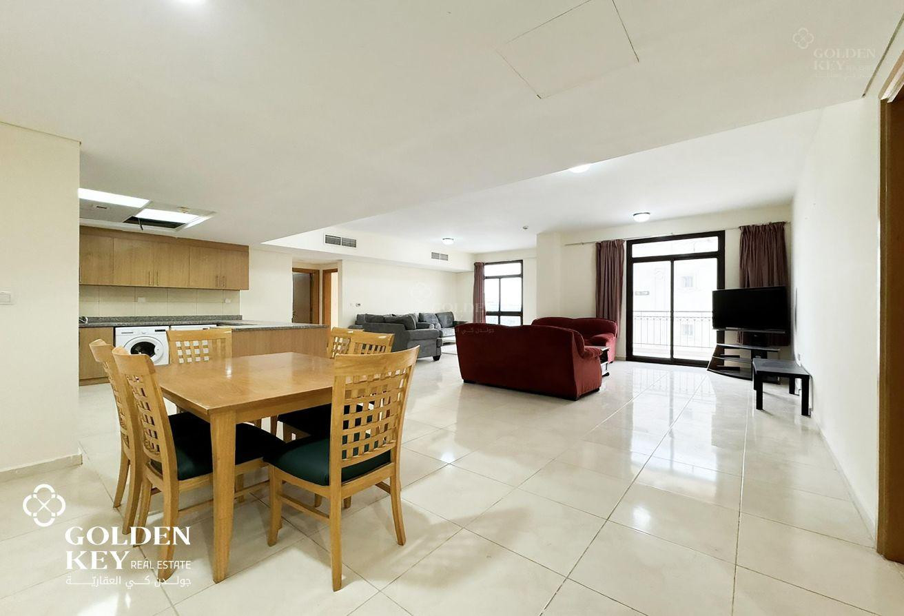 Furnished 3BHK with 2 Balconies | Large Layout - Apartment in Fox Hills