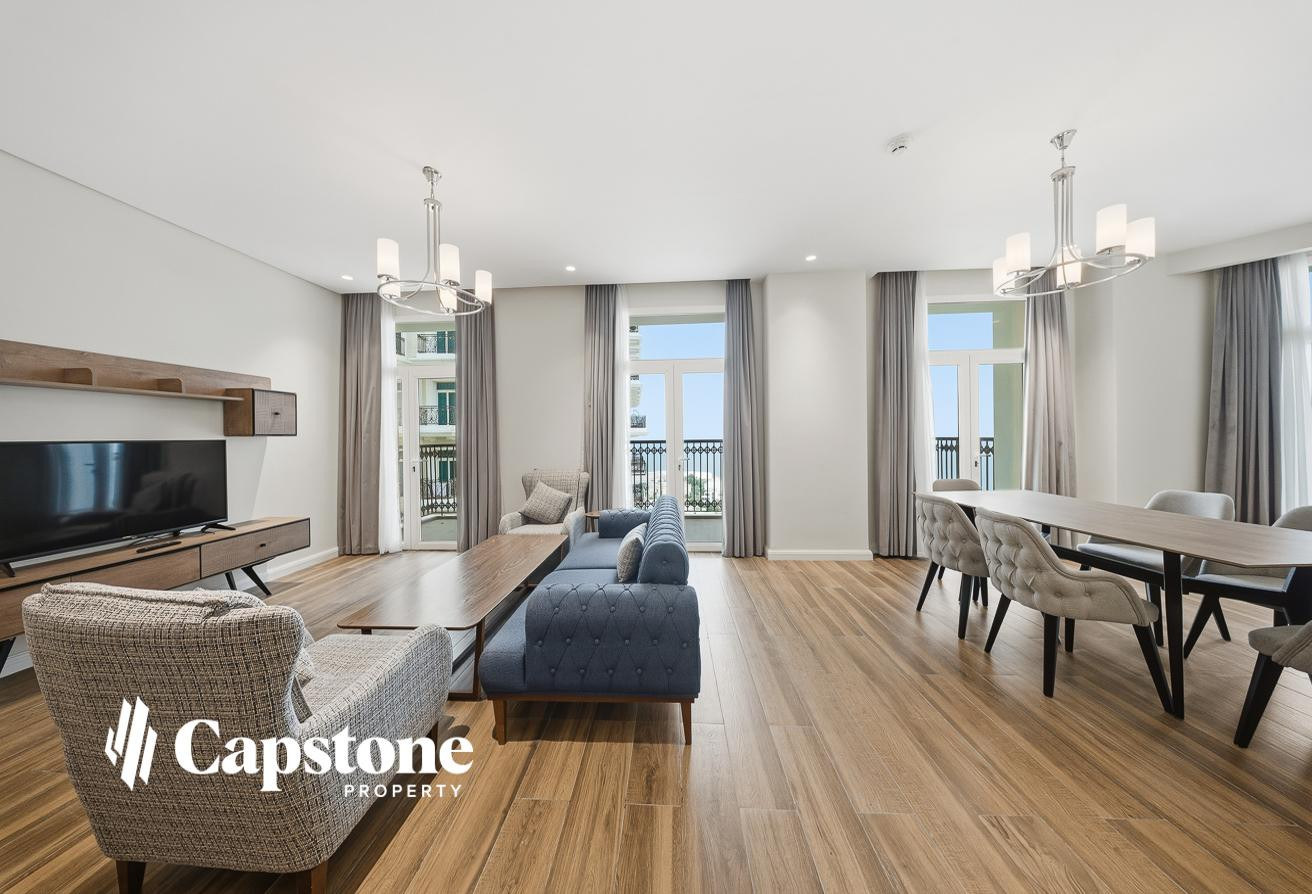 SEA VIEW 2BR+MAID ROOM FULLY-FURNISHED APARTMENT - Apartment in Floresta Gardens