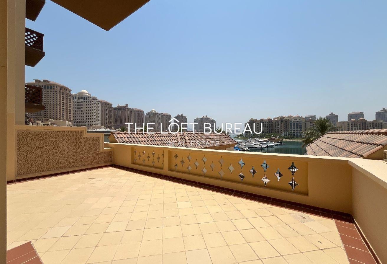 Semi-Furnished 1 BHK Townhouse in Porto Arabia - Townhouse in La Croisette
