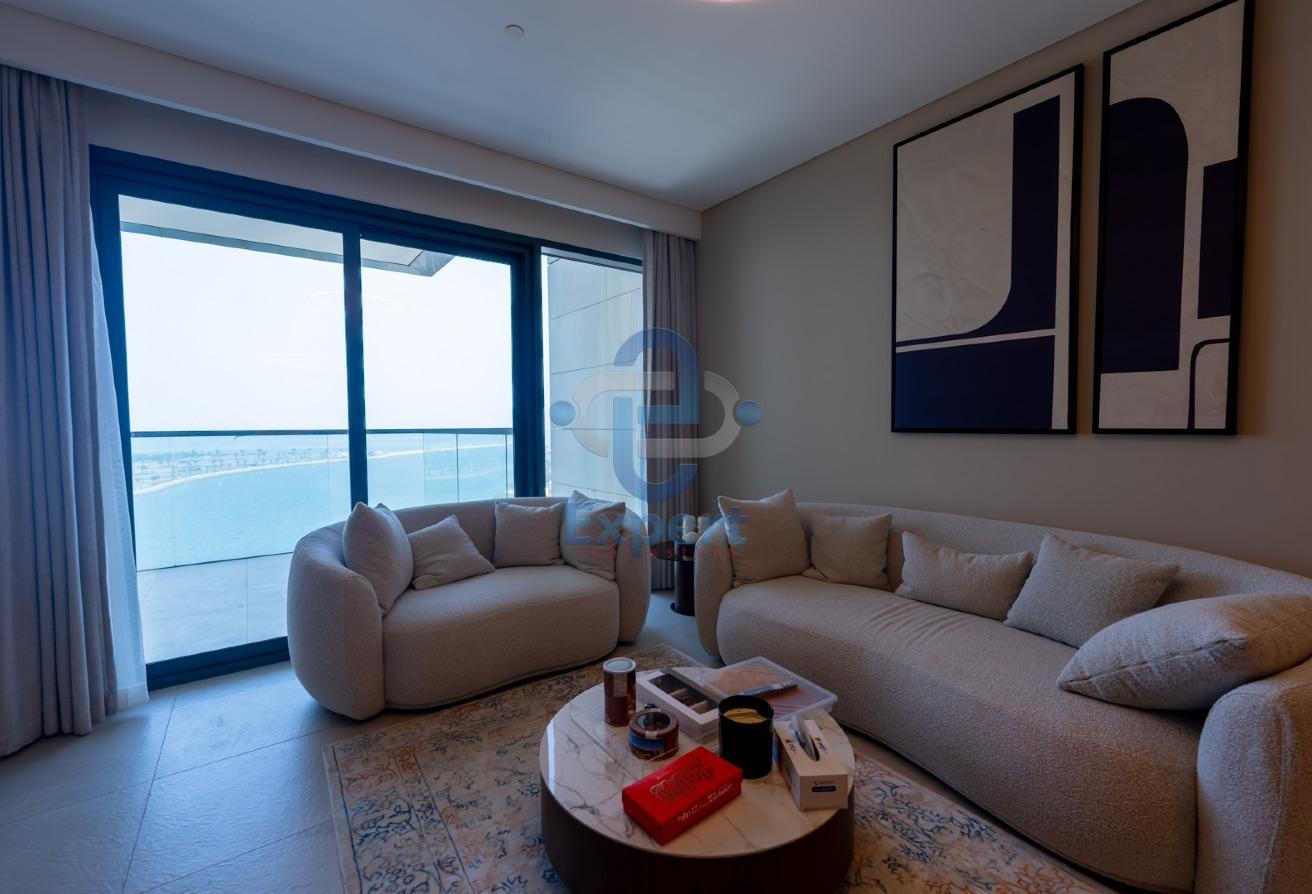 Full sea view 2 balconies Luxury 1BHK for Rent - Apartment in Marina Residences 195