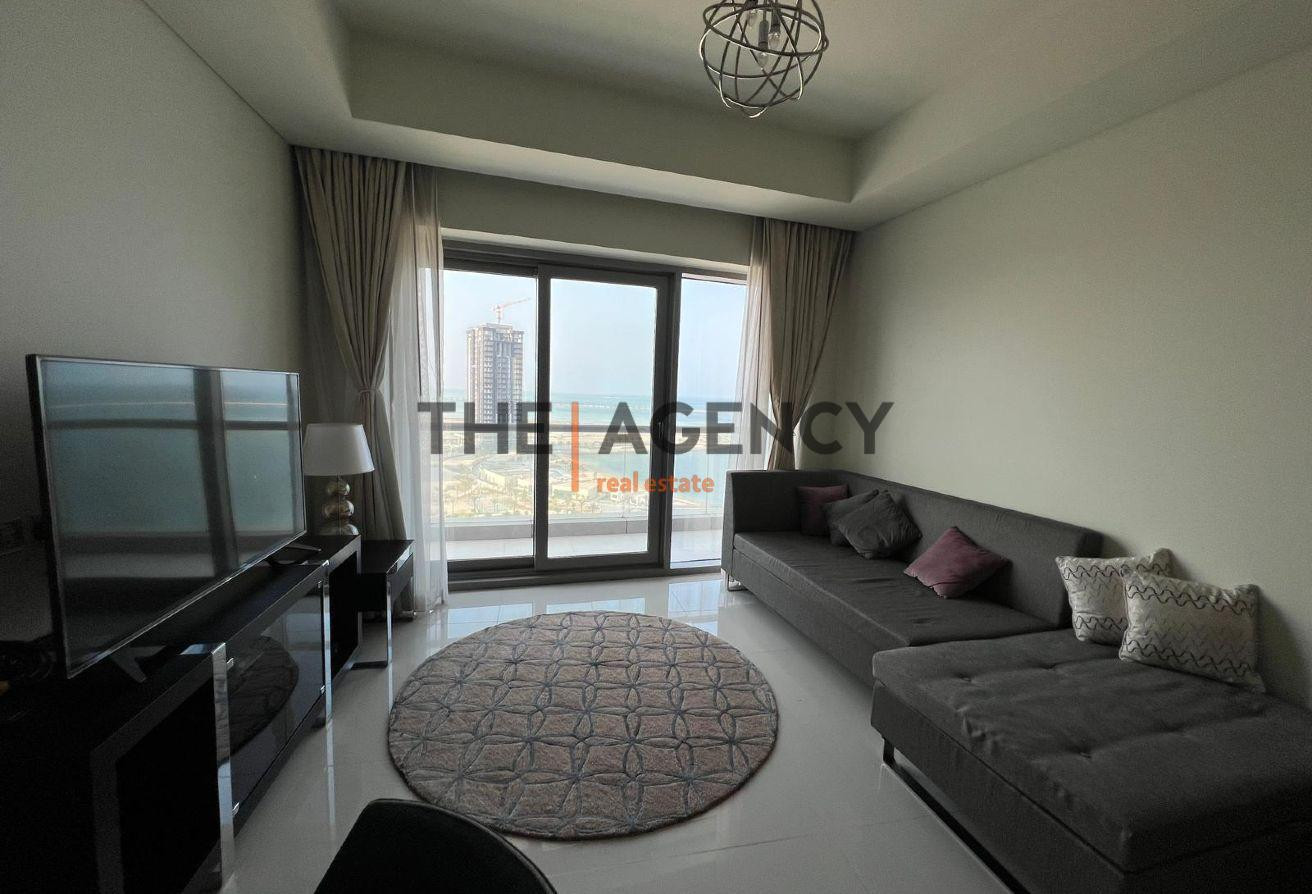 Luxury 2-Bedroom Apartment FF– Direct Sea View - Apartment in The Waterfront