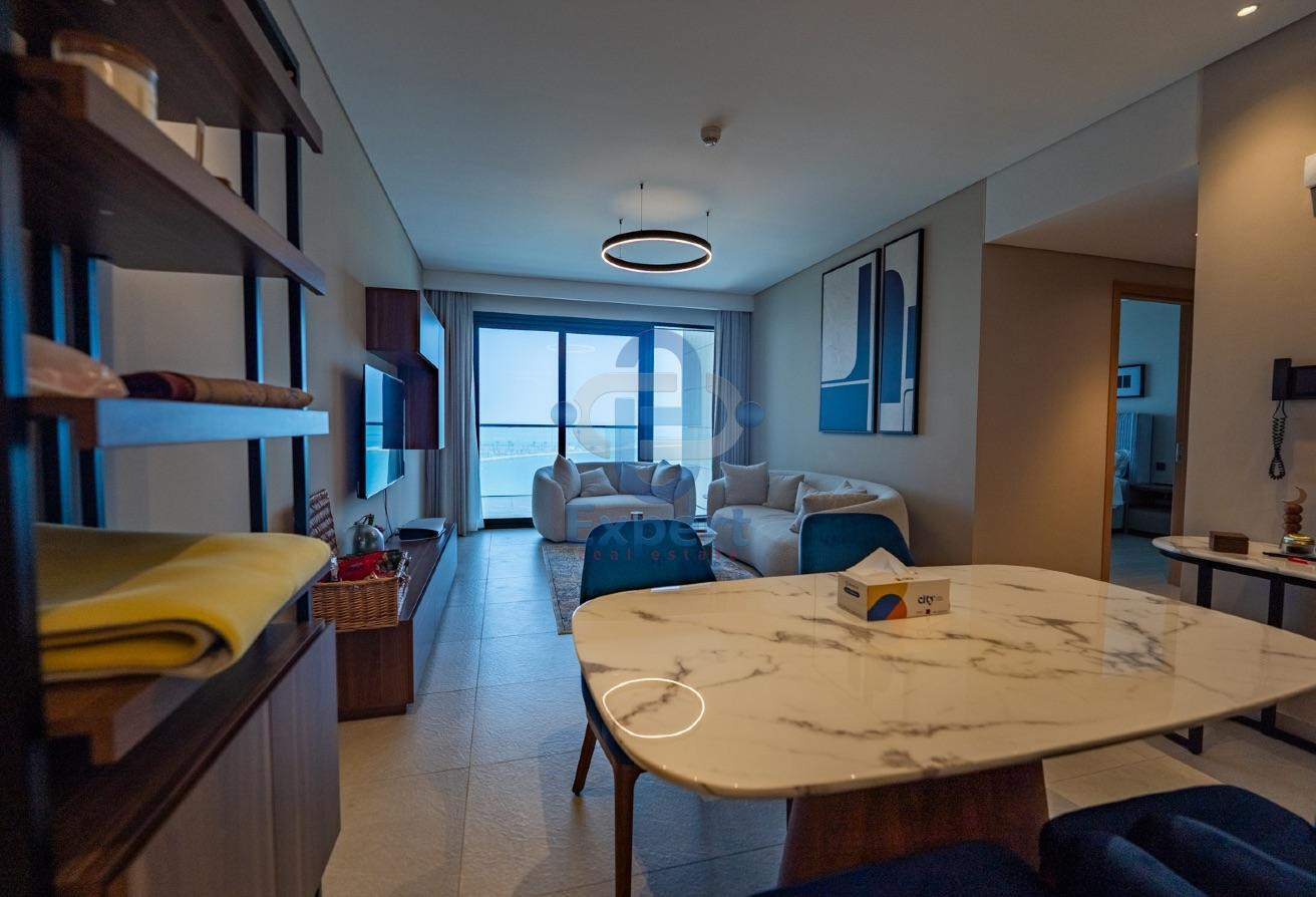 Full sea view 2 balconies Luxury 1BHK for Rent - Apartment in Marina Residences 195