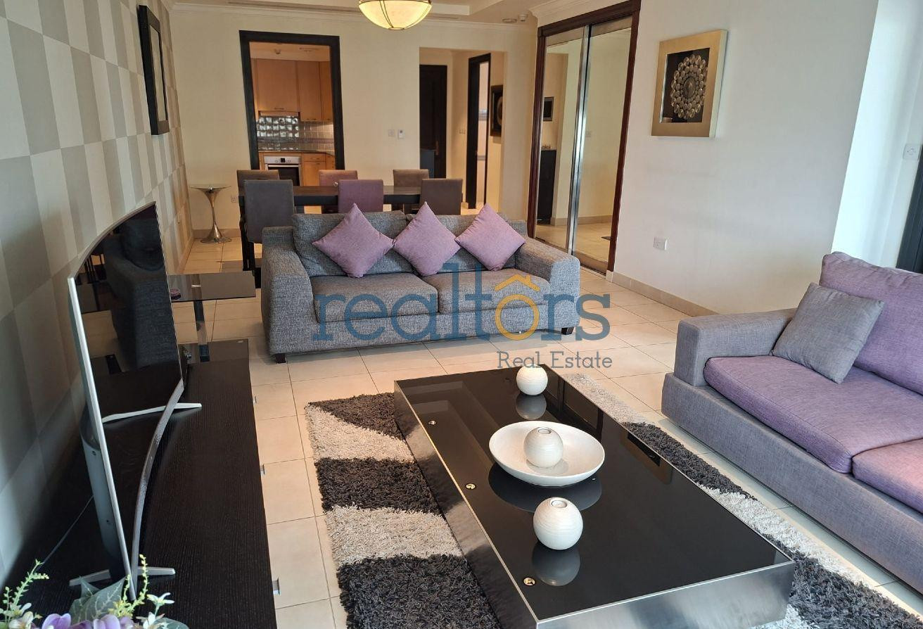 Luxury Furnished 1BHK in The Pearl | 8.5K Incl.