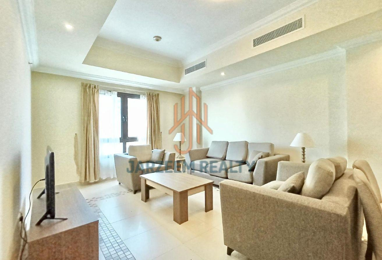 Sea View | 2BR | Semi-Furnished | Balcony