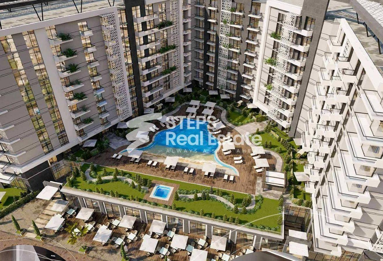 Luxurious Studio with Balcony and Notable Views - Apartment in Residential D5