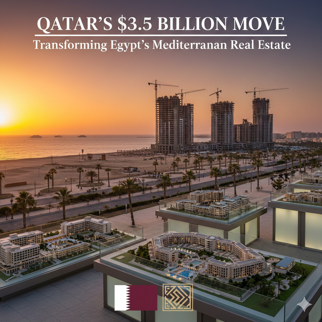 Qatar’s $3.5 Billion Move: Transforming Egypt’s Mediterranean Real Estate