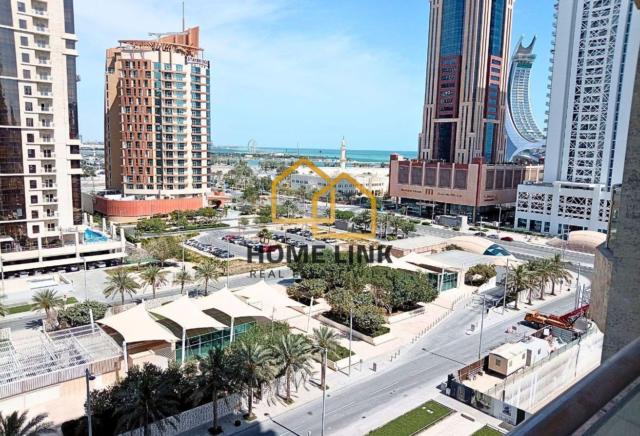 Panoramic view_high floor_2 bedrooms_marina lusail
