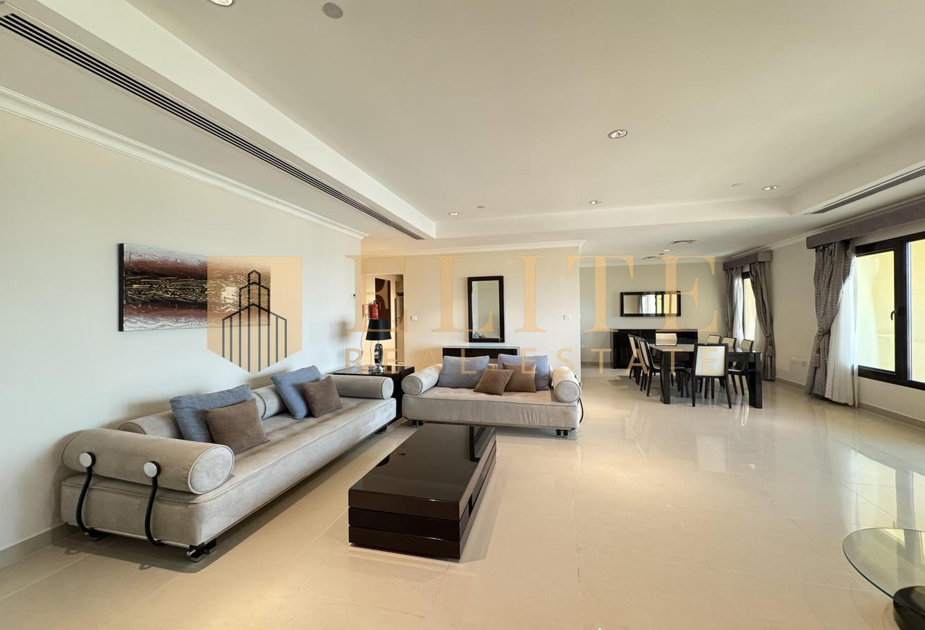 Luxury 2BR Fully Furnished | Qatar Cool Included - Apartment in East Porto Drive