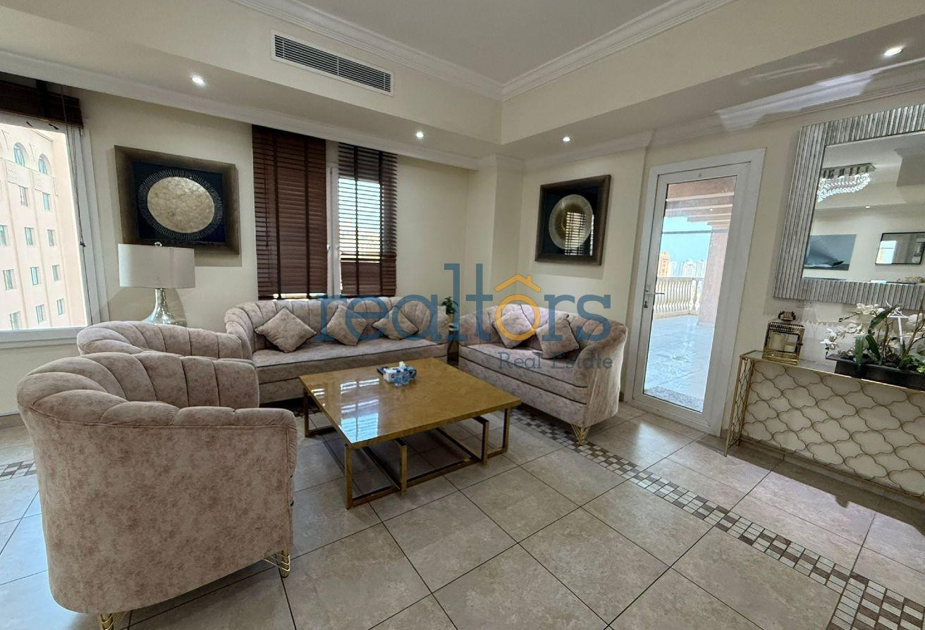 Spacious 3BR + Maid with Full Marina View | Pearl - Apartment in Porto Arabia