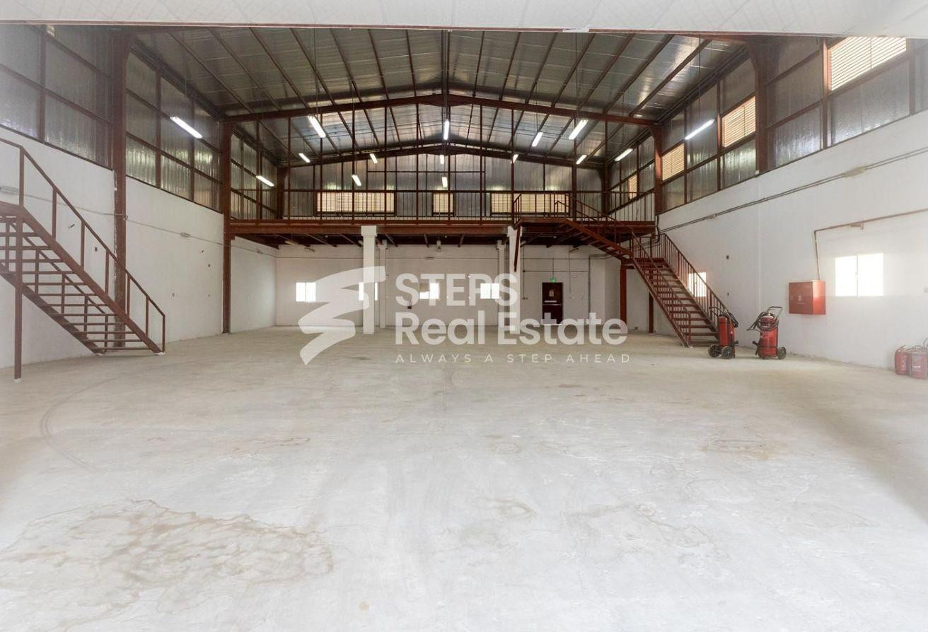 700 SQM Licensed Garage with Offices - Labor Camp in Industrial Area