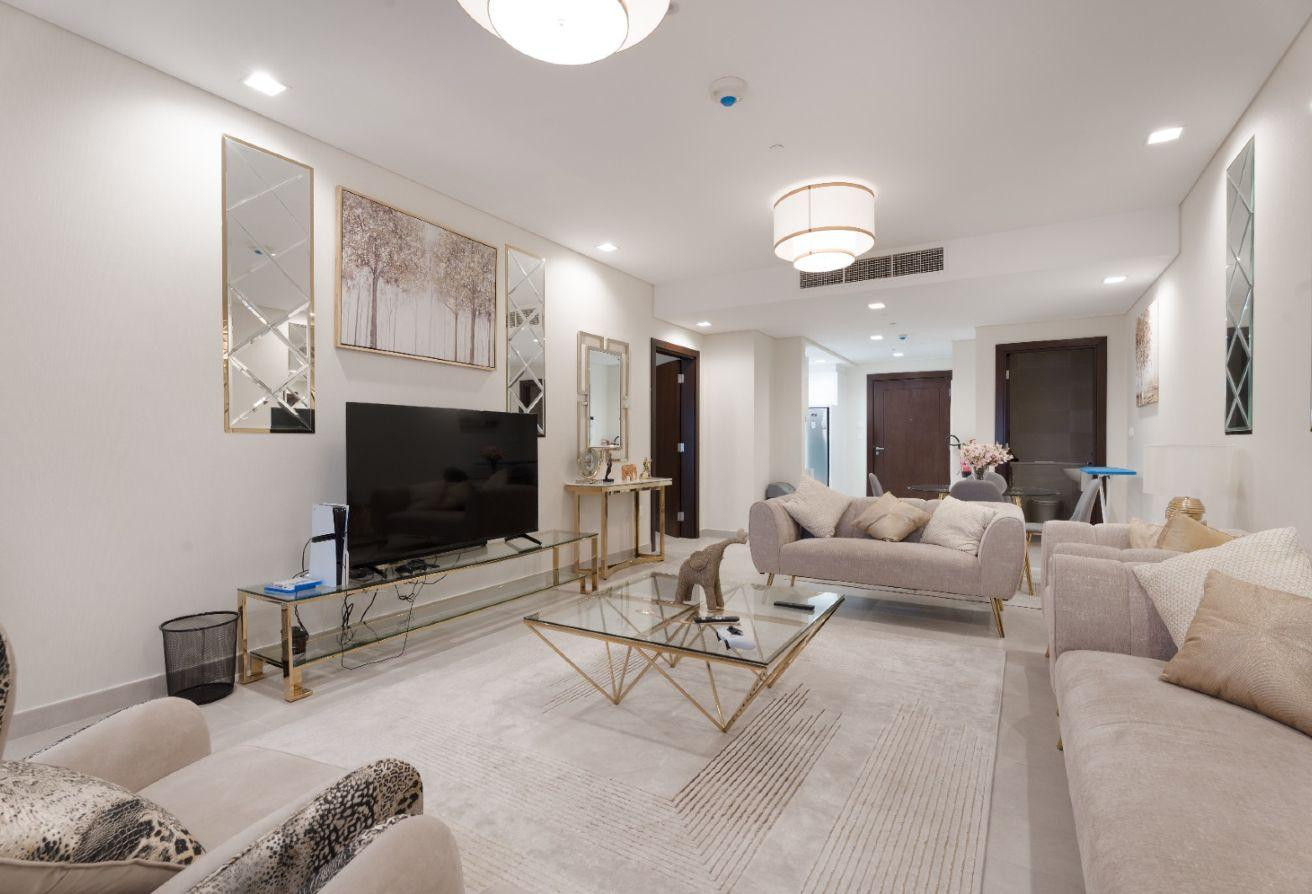 Luxury 1 Bedroom w/ Sea View | Viva Bahriya