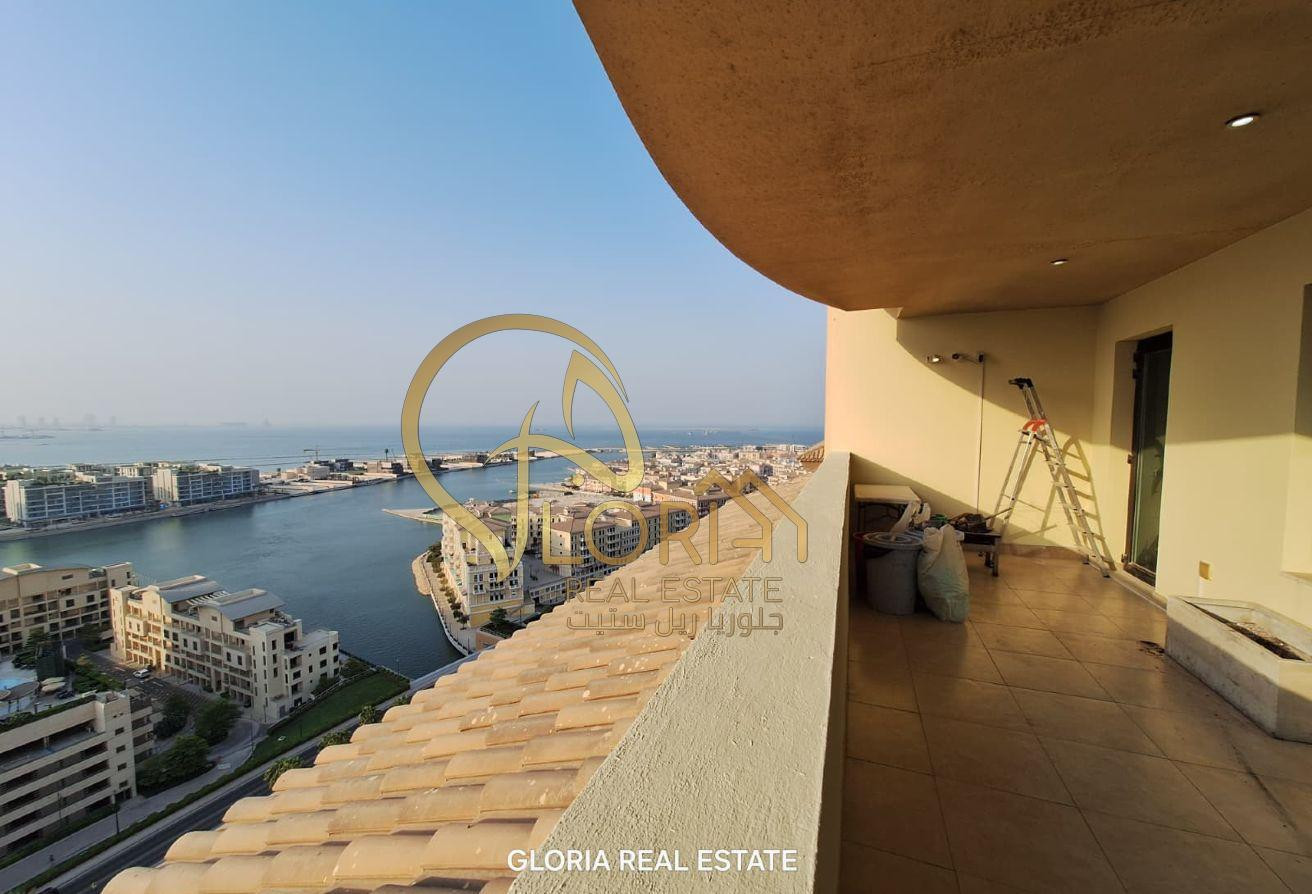 3BHK + Maid | 334 SQM | Porto Arabia | Sea View - Apartment in East Porto Drive