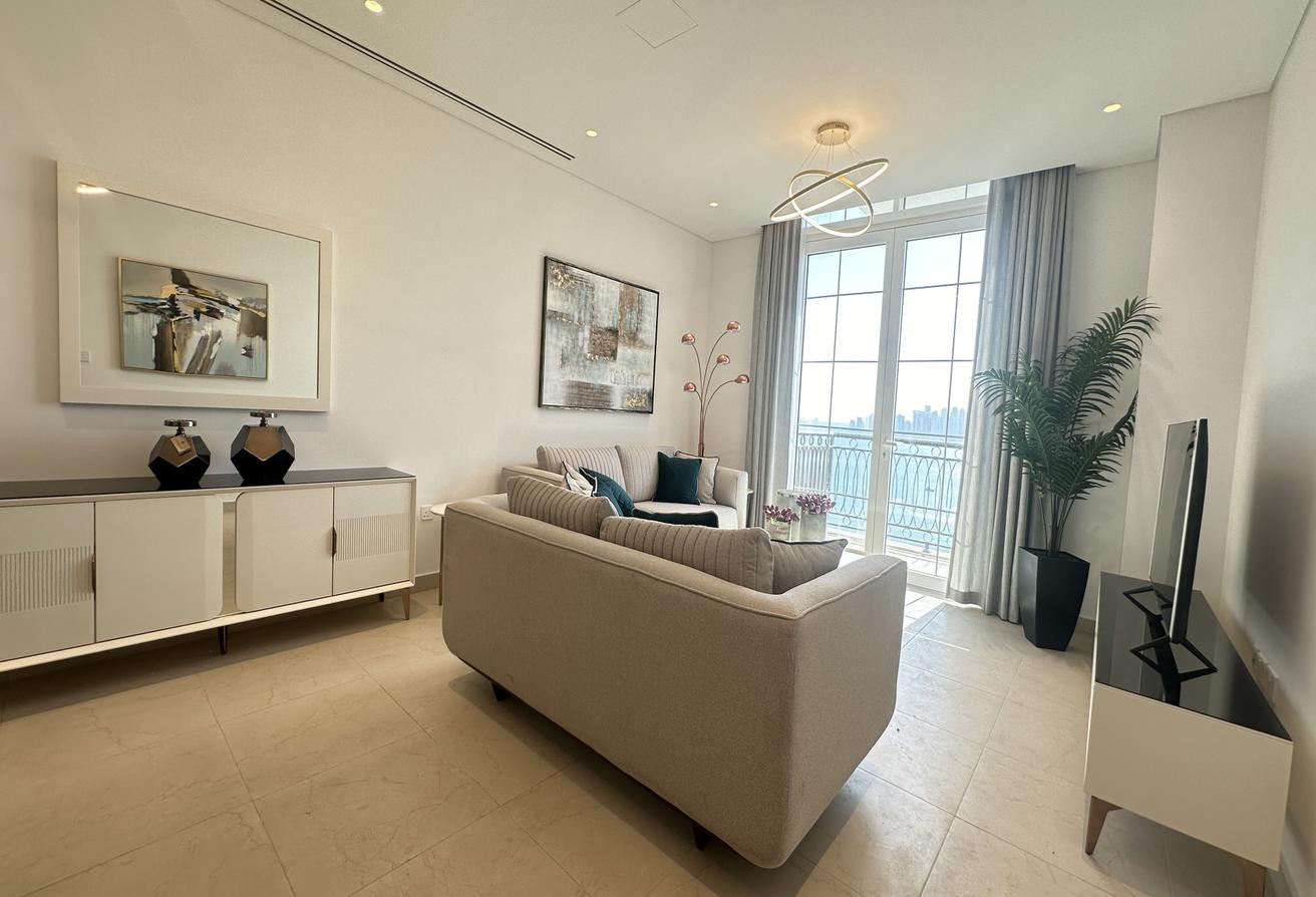 Cozy 2 plus Maid | Fully Furnished | Balcony - Apartment in Viva West