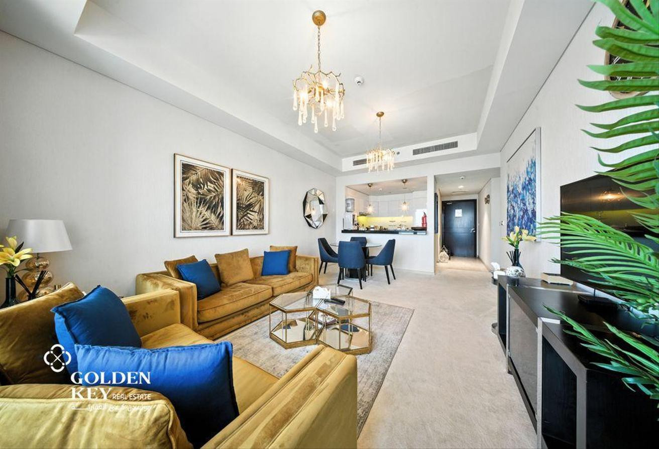 Sea View ✅ Furnished 2BR+ Balcony ✅ Prime Location - Apartment in Burj DAMAC Waterfront
