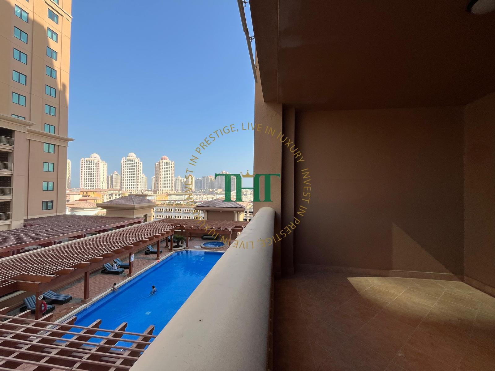 Large and Modern | 88 sqm Studio | SF | With Balcony and great tower facilities - Studio Apartment in Porto Arabia