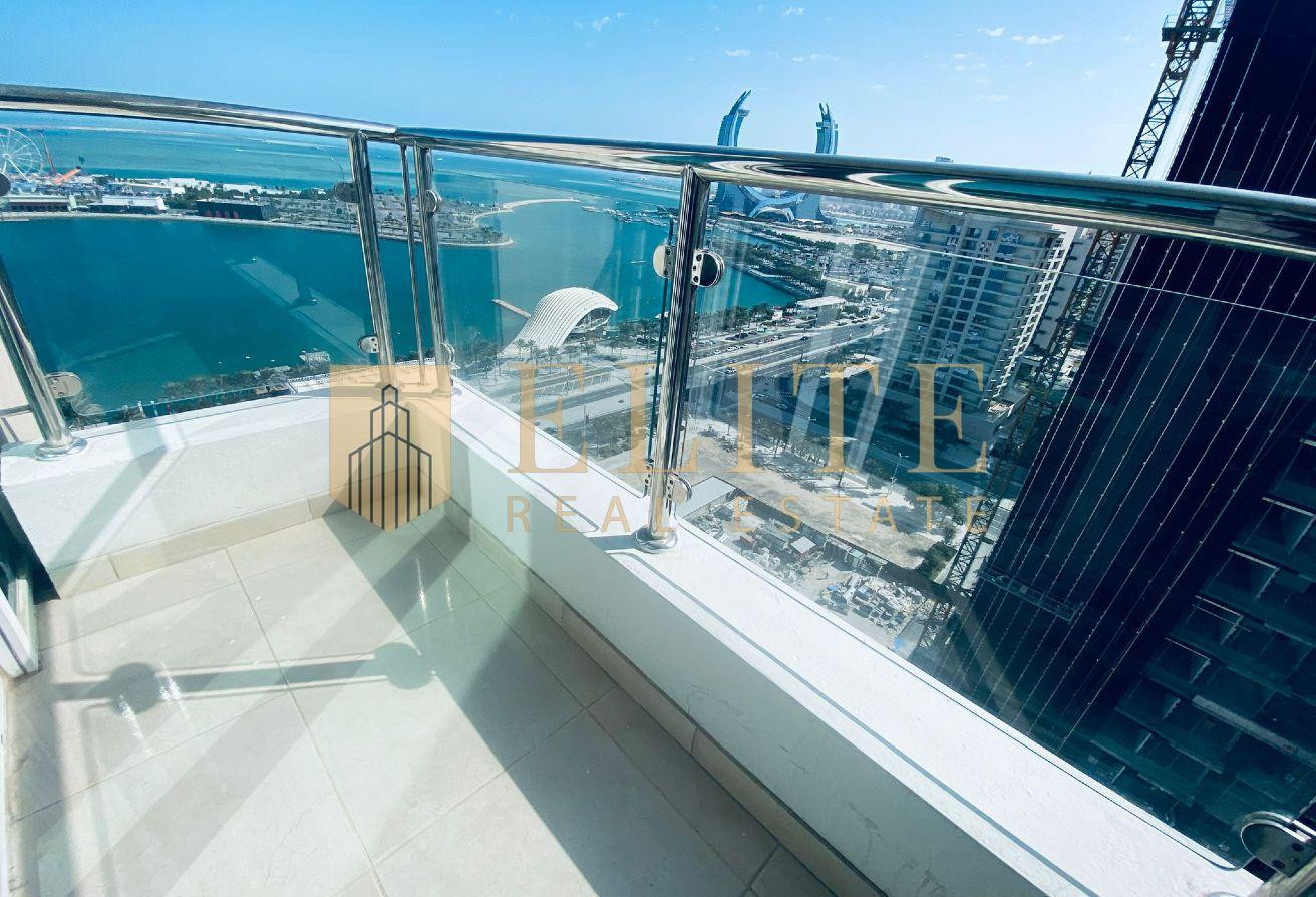 Spacious 3-BR Semi-Furnished in Lusail Marina - Apartment in Lusail Marina Heights