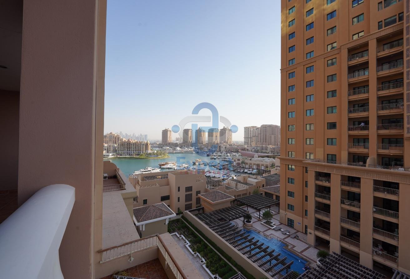 1BHK w/ Terrace side Marina View |Semi-Furnished - Apartment in West Porto Drive
