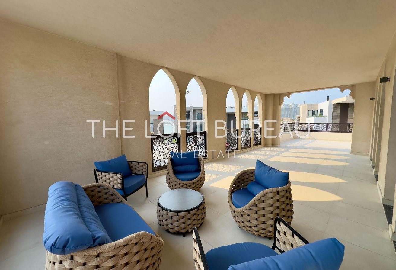 2BR+Maid | Sea View | Terrace &amp; Balcony | FF - Apartment in La Plage South
