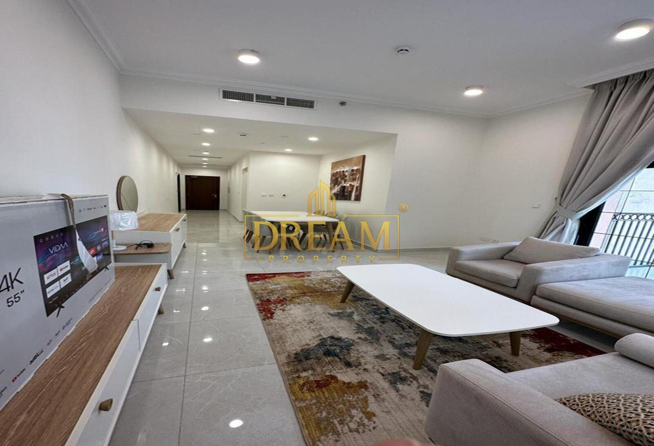 Balcony| Modern 1 BHK| FF| In Fox Hills Lusail