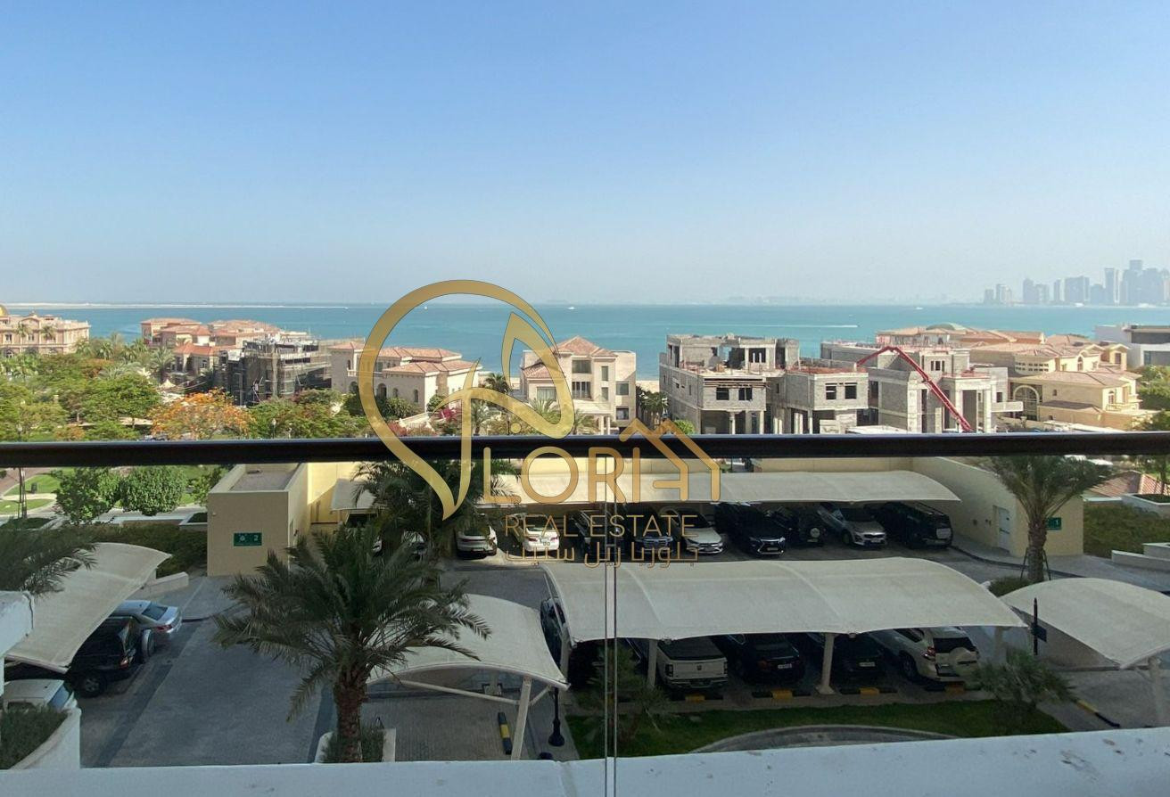 Sea View Furnished Studio|The Pearl w/Baclony|Incl - Studio Apartment in Viva West