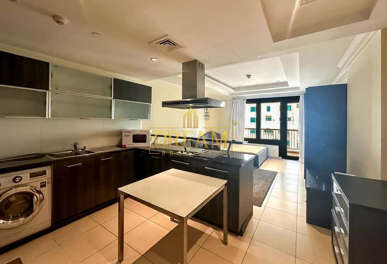 Fully Furnished Studio | Bills Included | Balcony - Studio Apartment in Porto Arabia