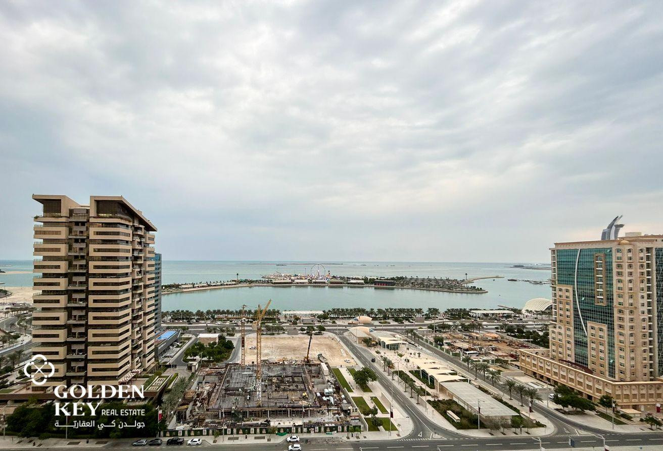 Sea View| Brand New 2BR w/ Balcony | Lusail Marina - Apartment in Marina Tower 23