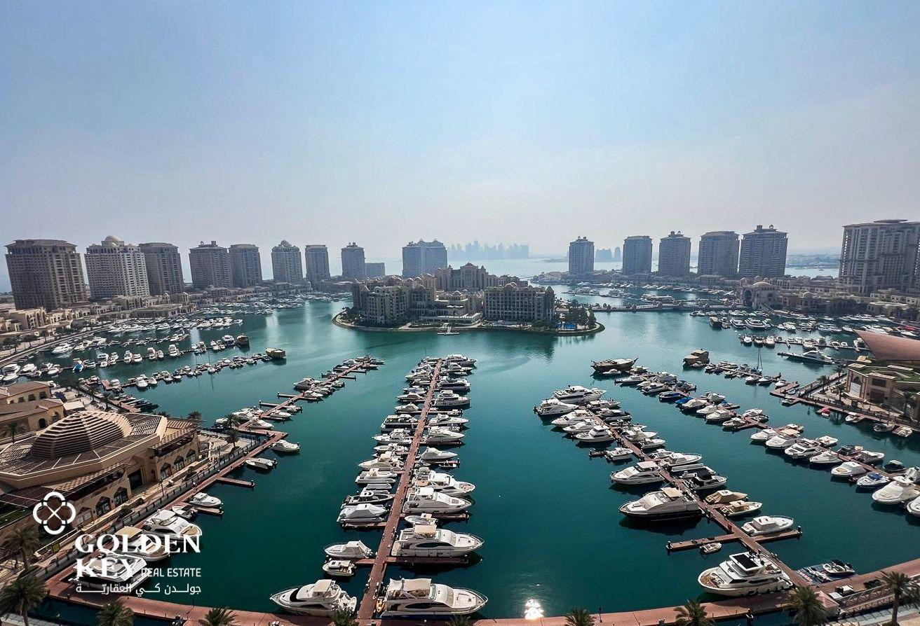 Full Marina View | Semi-Furnished 2BR with Balcony - Apartment in West Porto Drive