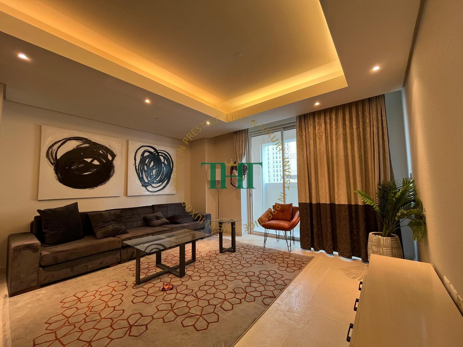 Luxurious | 1BHK | FF | With Balcony - Apartment in Viva Bahriya