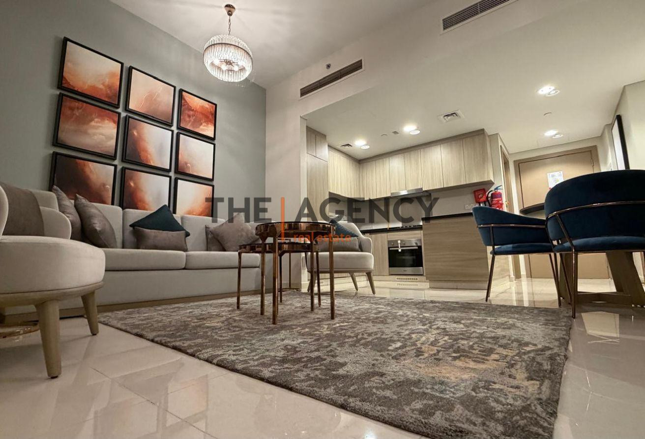 Bedroom Fully Furnished Apartment Total Sea View - Apartment in The Waterfront